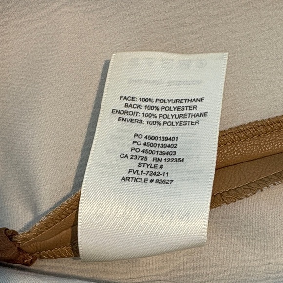 Babaton modern faux vegan Leather Mini Skirt - Picture 9 of 9